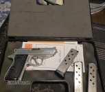 Walther PPK/S .380 acp stainless with 4 mags in box 9mm short 