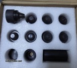 5.56 300blk 9mm 7.62 Rilfe can 1.375' X 24' Black Stainless Steel Cone 5/8-24 Hose Inlet with Cleaning