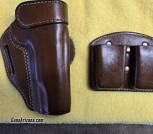 Dillon Precision Leather Askins Avenger holster & double mag pouch