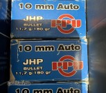 PPU 50 round Box Ammo 10MM AUTO 180gr Brass Case Per Box 