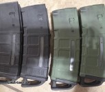 Magpul PMAG windowed AR15 30rd magazine Black OD Green