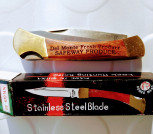 Folding Safeway produce locking penknife
