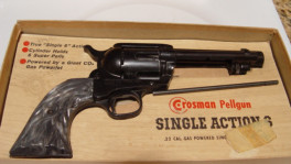BB Gun Crosman Six Shooter in box pd 53