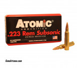 Subsonic 223, 77gr hollow point. 