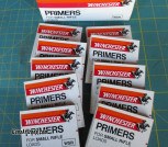 Primers: Winchester Small Rifle (1000), Federal Large Pistol Match (194) 