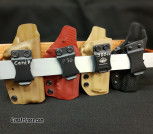 Kydex holster rack, holds four IWB style rigs, $39