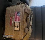 Range bag with 9mm ammo & firearm accessories 