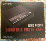  Awesafe Biometric Pistol Safe Great Father's day gift