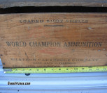 Western cartridge company shot shell wood Box