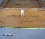 Antique Military Wood crate / box for fuzes