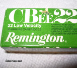 Remington CBEE .22 LOW Velocity 22 short. Box of 50