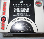 325 Federal Target Grade Performance .22 cal long rifle