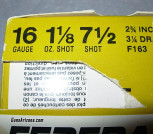 Federal 16 gauge 2 3/4” length #7 1/2 shot