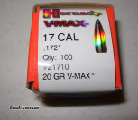 17 Cal .172 20 gr V-MAX. 