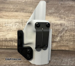 Glock 19 White Kydex holster (IWB) w/ claw attachemnt