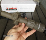 Monstrum Tactical 1-6 x 24 FFP Rifle Scope, FDE