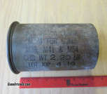 90mm  Blank Artillery Shell Casing - WWII Era