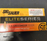 40 rounds Sig elite 6.5 creedmoor 120gr
