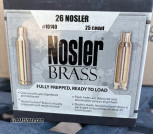 26 Nosler Brass