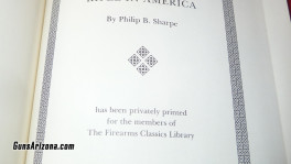 book rifle in america  sharpe  inside page