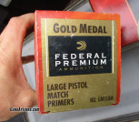 Federal Large Match Pistol PRIMERS, Case of 1,000
