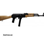 Century Arms WASR-M AK-47 Style Semi-Auto rifle 9mm 33rd 17.5' Barrel - Glock Magazine Compatible - RI3765N