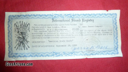 bowie ames certificate #131