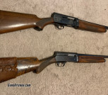 2 browning a5 shotguns in 12 and 16 gauge