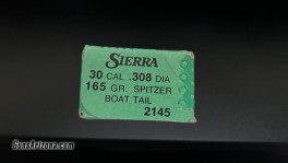 Sierra .30cal .308 165gr Spitzer BT