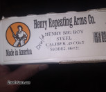 Henry 45 Colt lever