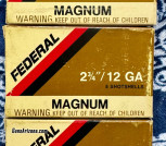 Vintage (1978) Federal Magnum 12-gauge 00 Buckshot - New in box! 