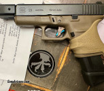 Factory FDE Glock 29 10MM (KKM BARREL W/Comp)