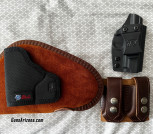P938 legion accessories. Holster/pocket holster/2 mag holder/suade case