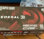 30 super carry 100 total rounds federal 