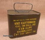 192 Cartridges 30-06 Ball 8RD Clips Bandoliers | Spam Can, M1 Garand Ammo
