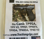 Traction grips for Canik TP9 models 