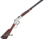 Henry Golden Boy Silver Nickel Plated Lever Action Rifle - 22 Long Rifle - 20in
