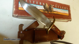 bowie  western cutlery w box-sheath