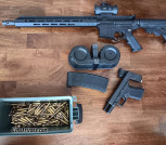AR and Handgun