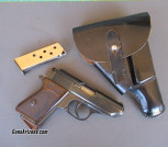 1966 West German Walther PPK in 380 with Holster & Extra Magazine 