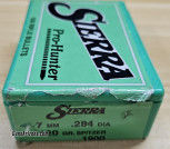 Sierra 7mm .284 Dia. 120gr. Spitzer Flat Bottom Bullets Qty 100 
