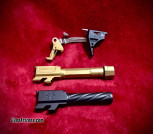 Glock 43 Match Barrels & CMC G43 Gold TiN Premier Trigger 