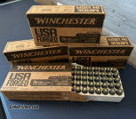 300 rounds of 9mm FMJs. 115 gr