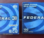 Federal Large Magnum Rifle primers no 215