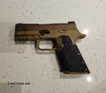 Sig P320 with Brouwer grip module, no FCU